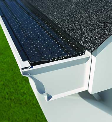 Screen style gutter protection system fitted in Baltimore County