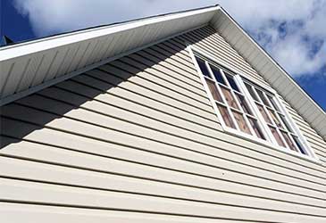 Completed vinyl siding project on a Harford County residence